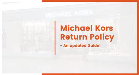 Michael Kors return labels